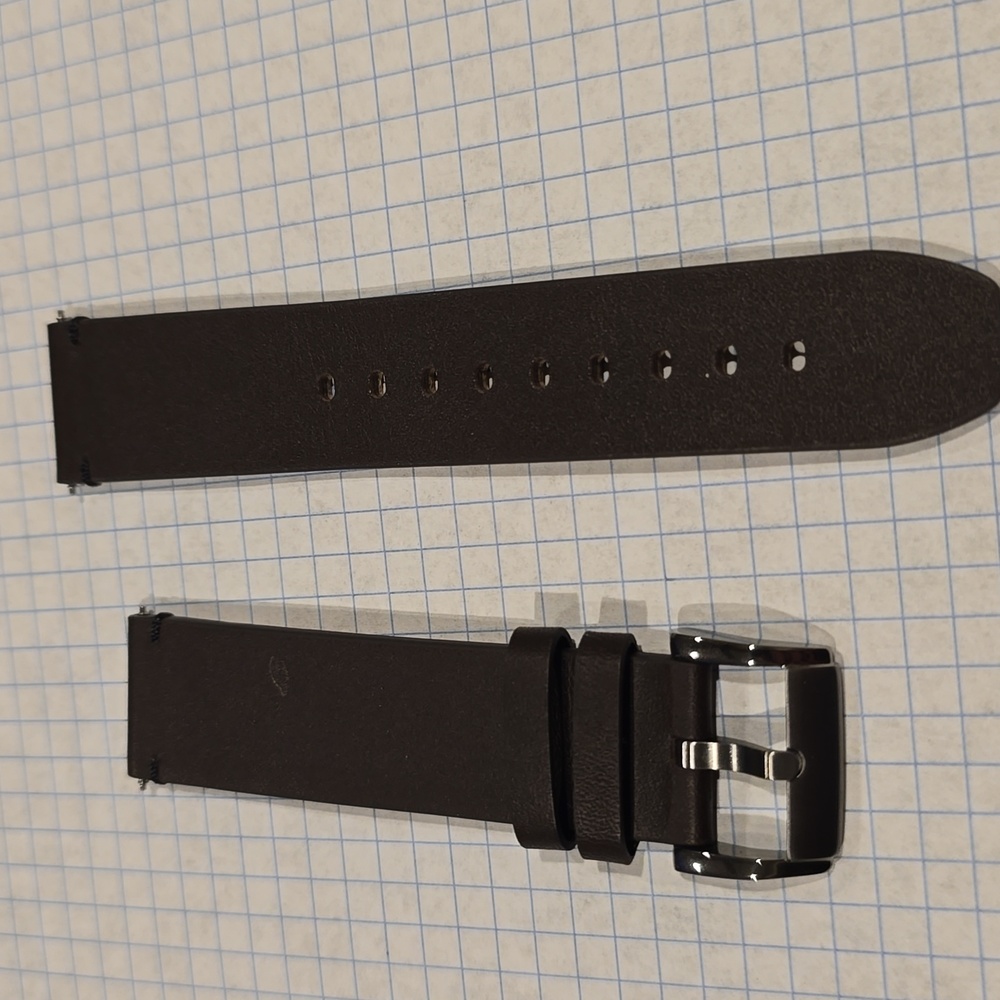 Movado Bold Tan Leather Watch Strap 21mm....never Used.  Went With Thinner Band